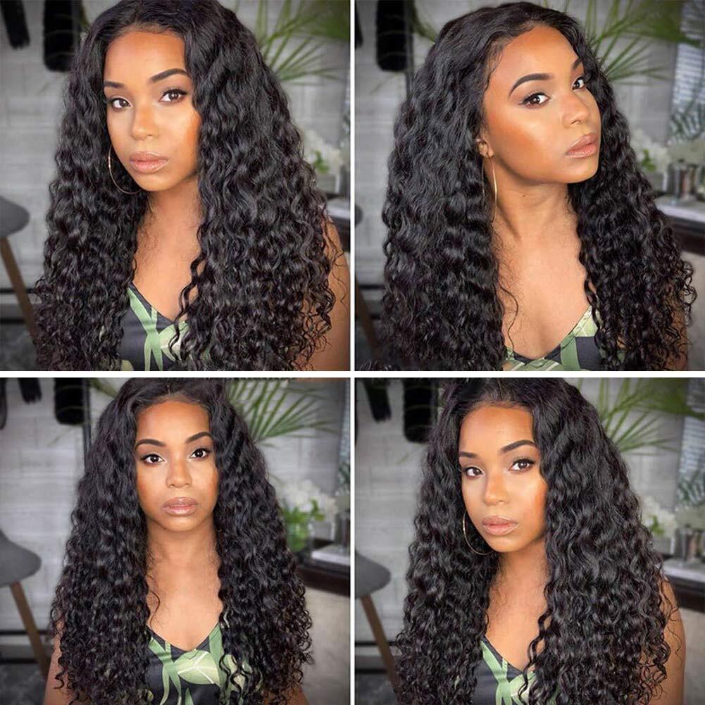 2022 Human Hair Lace Front Wig Womens Brazilian Human Long Curly Wavy Hair Wigs