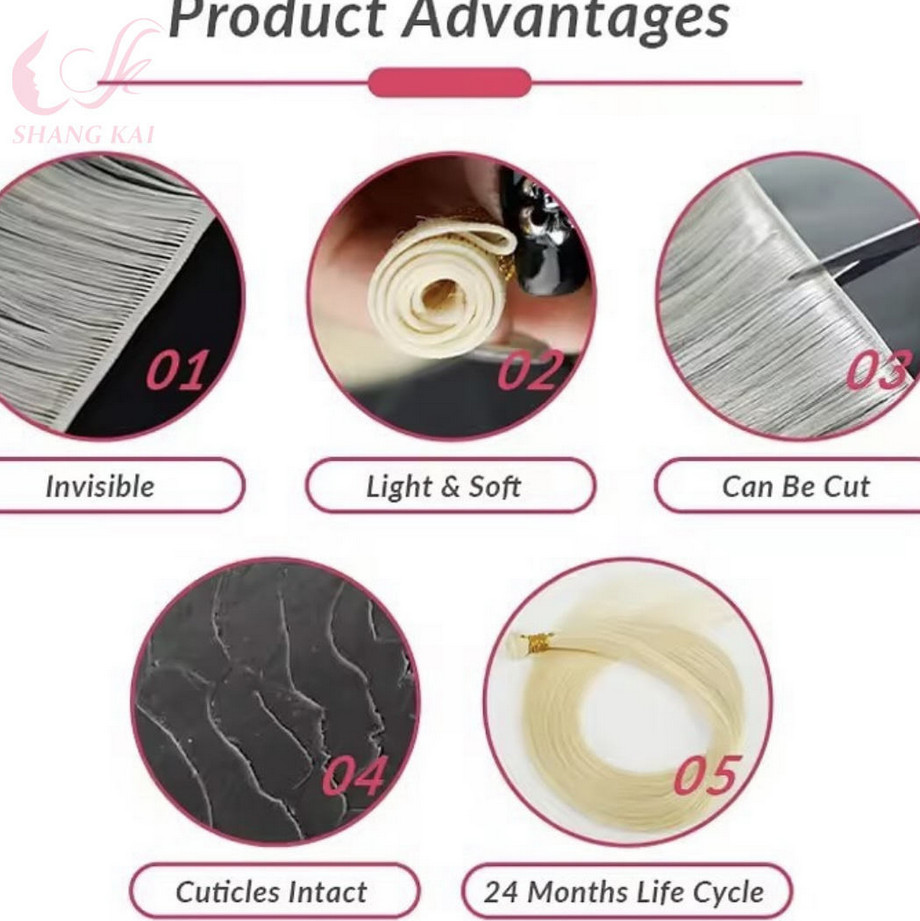 Genius Weft Curly Wavy Hair Extensions 100% Remy Human Hair Extensions 100g
