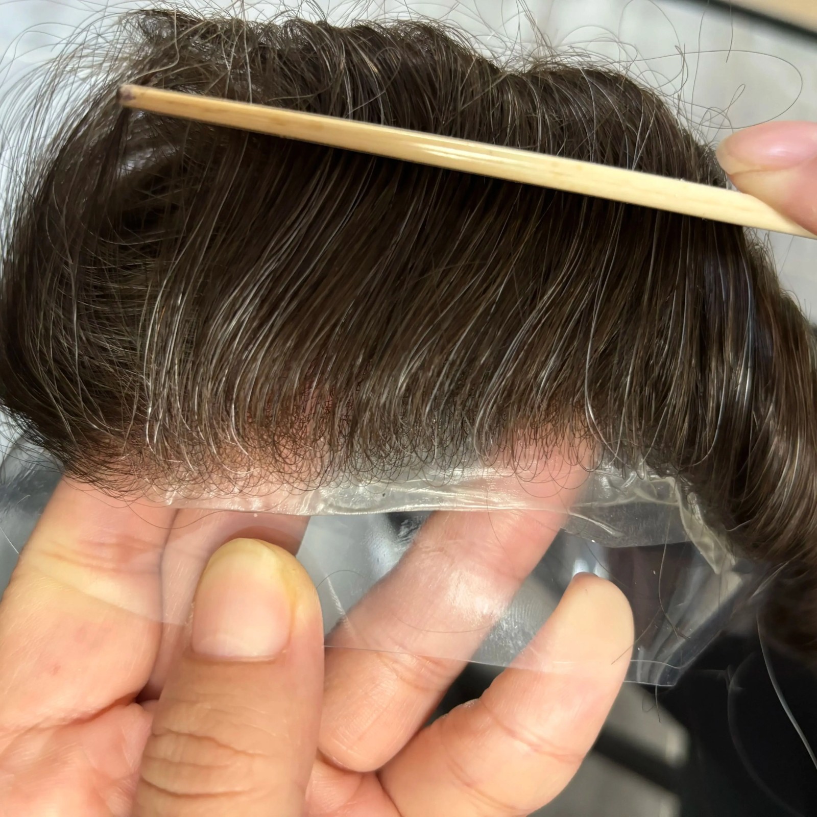 Super Natural Hairline 80Density 0.02mm Ultra Thin Skin Undetectable Vloop Men