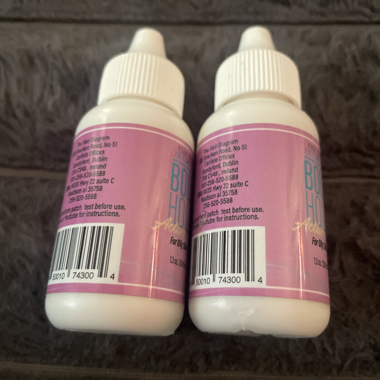 Lot of 2 Bold Hold Reloaded The Hair Diagram Lace Wig Adhesive Glue 1.3 Oz