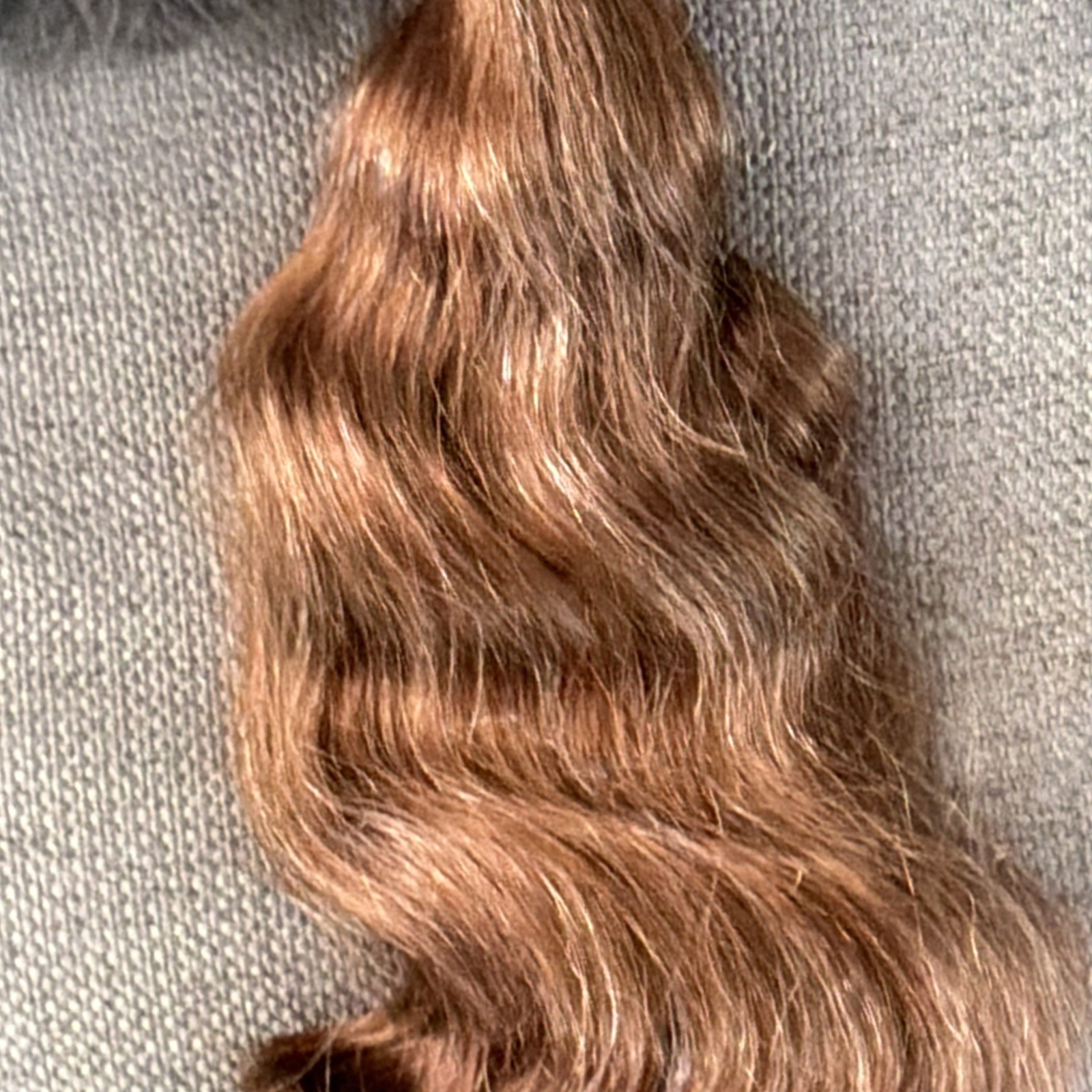 Human Hair Medium Light WarmthBrown 13” 180 Gm