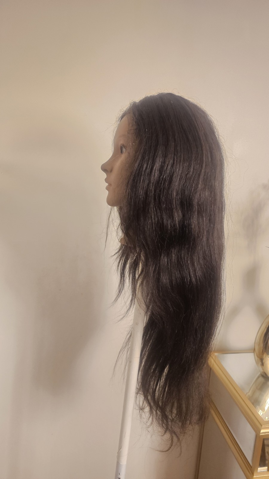 High Quality regular Top 26 to 28″ straight 100% Virgin Human Hair Lace Wig