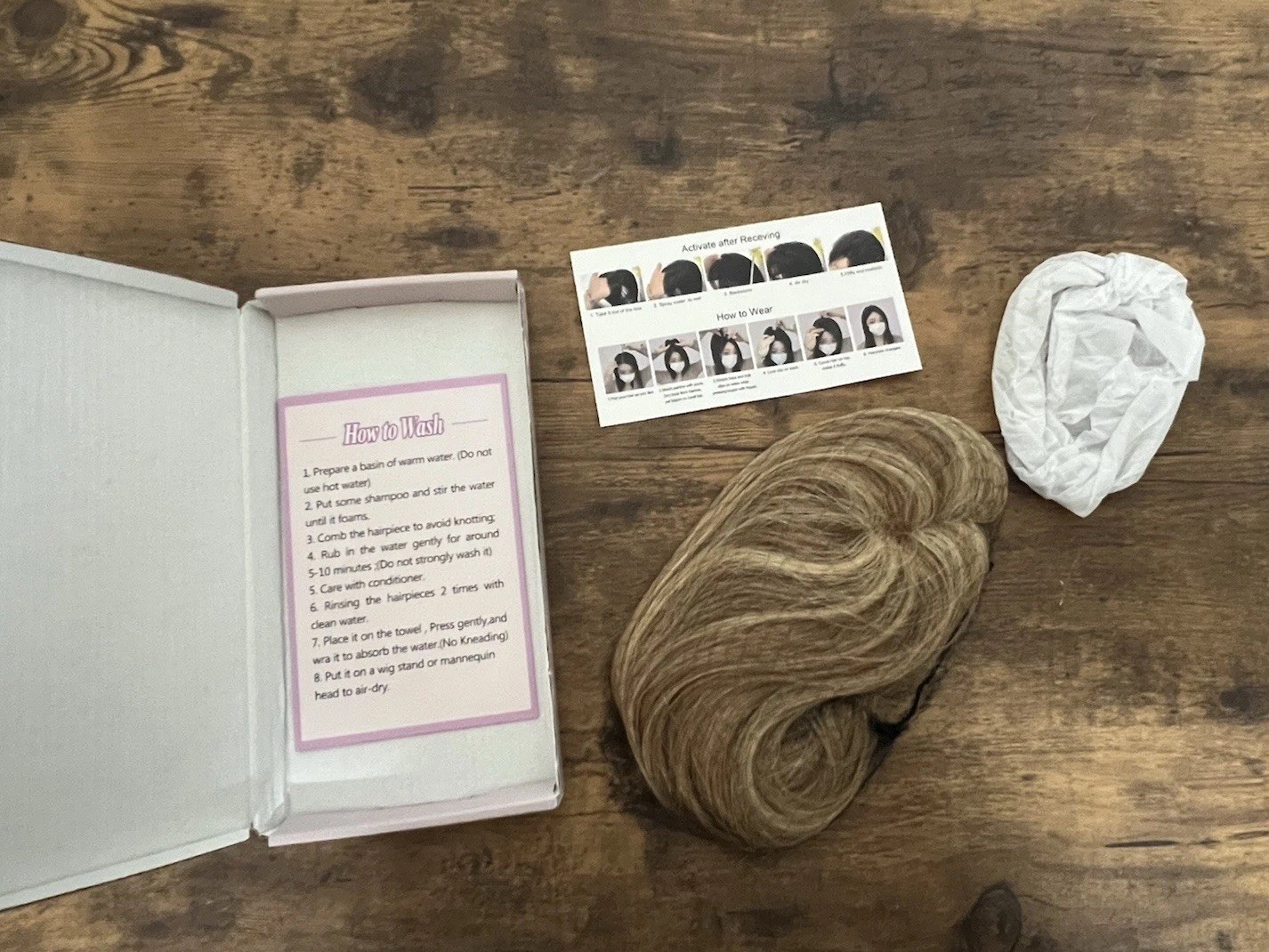 Aimeolyn 12 Inch Human Hair Topper Blonde Brand New In Box Snap In