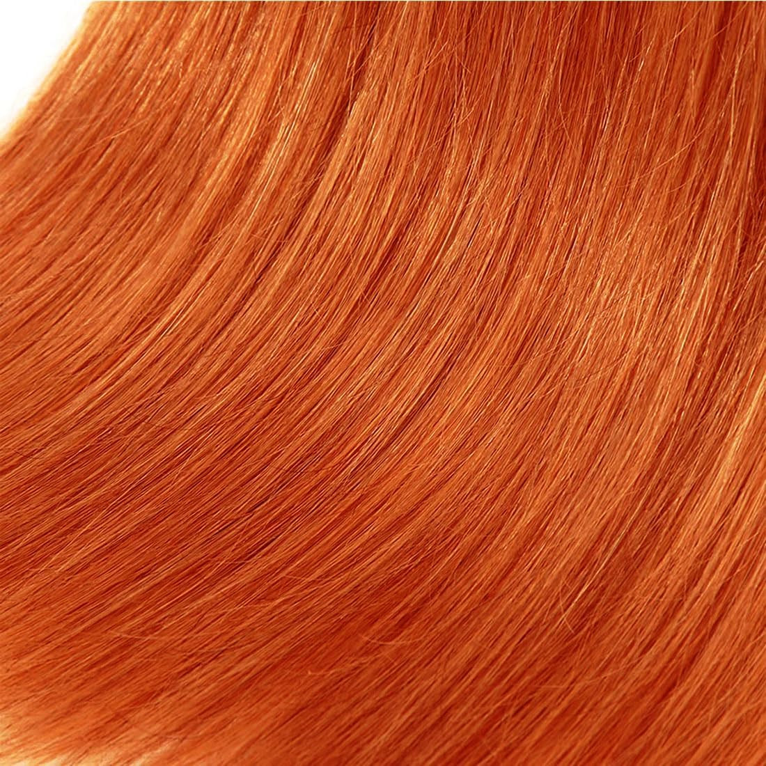 Ginger Orange 350 Human Hair Bundles 10 12 14 Inch Straight Bundles Human Hair 3