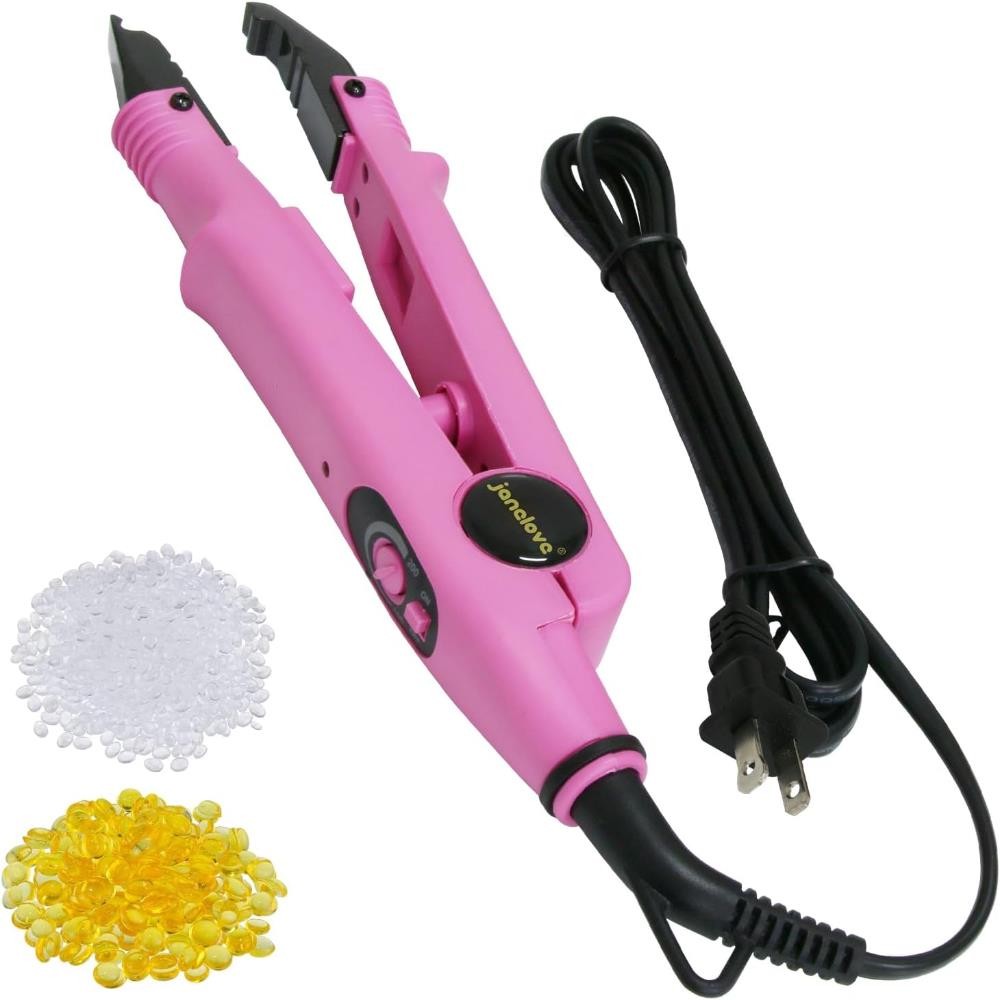 Janelove Hair Extensions Iron – Fusion Keratin Heat Connector Wand