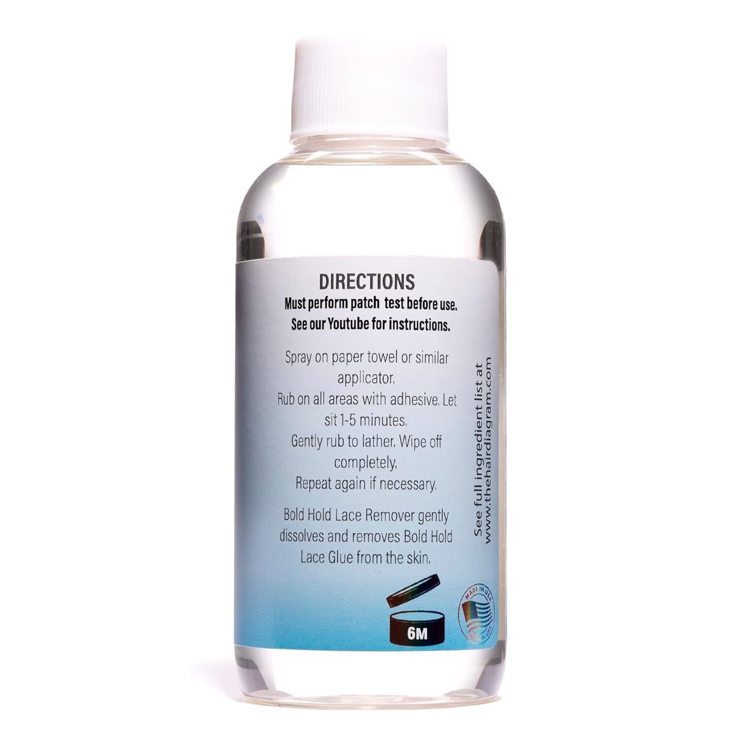 Gentle Lace Remover Spray – Bold Hold Bond Release, No Harsh Solvents – 4oz