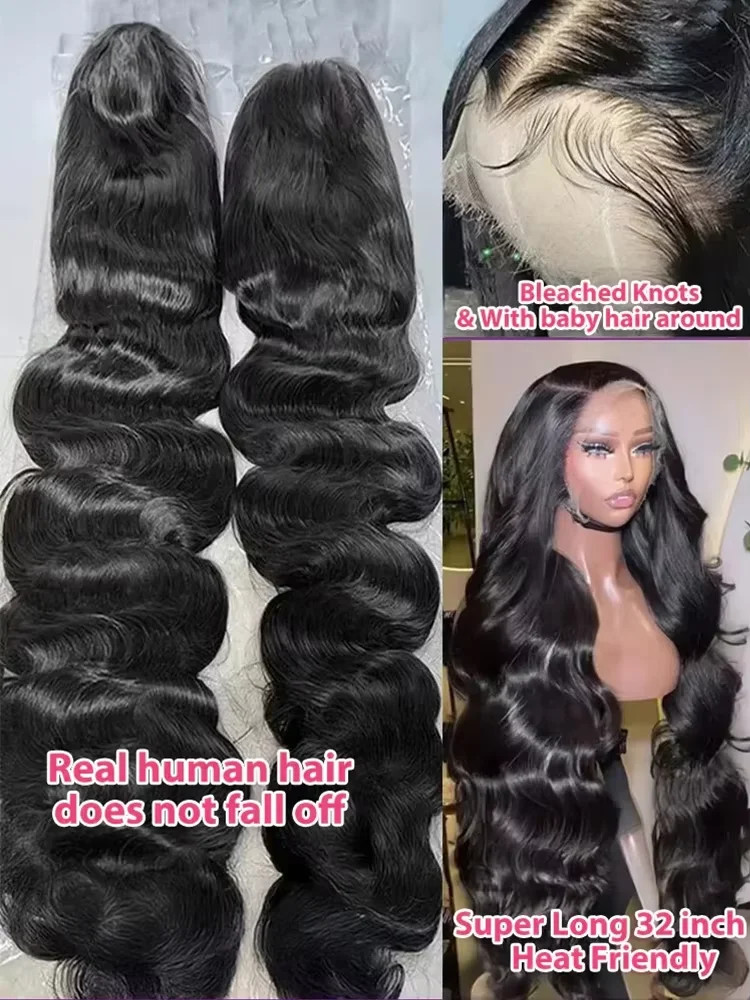 Body Wave 13×6 HD Lace Frontal Wigs Brazilian 13×4 HD Human Hair Wig For Women