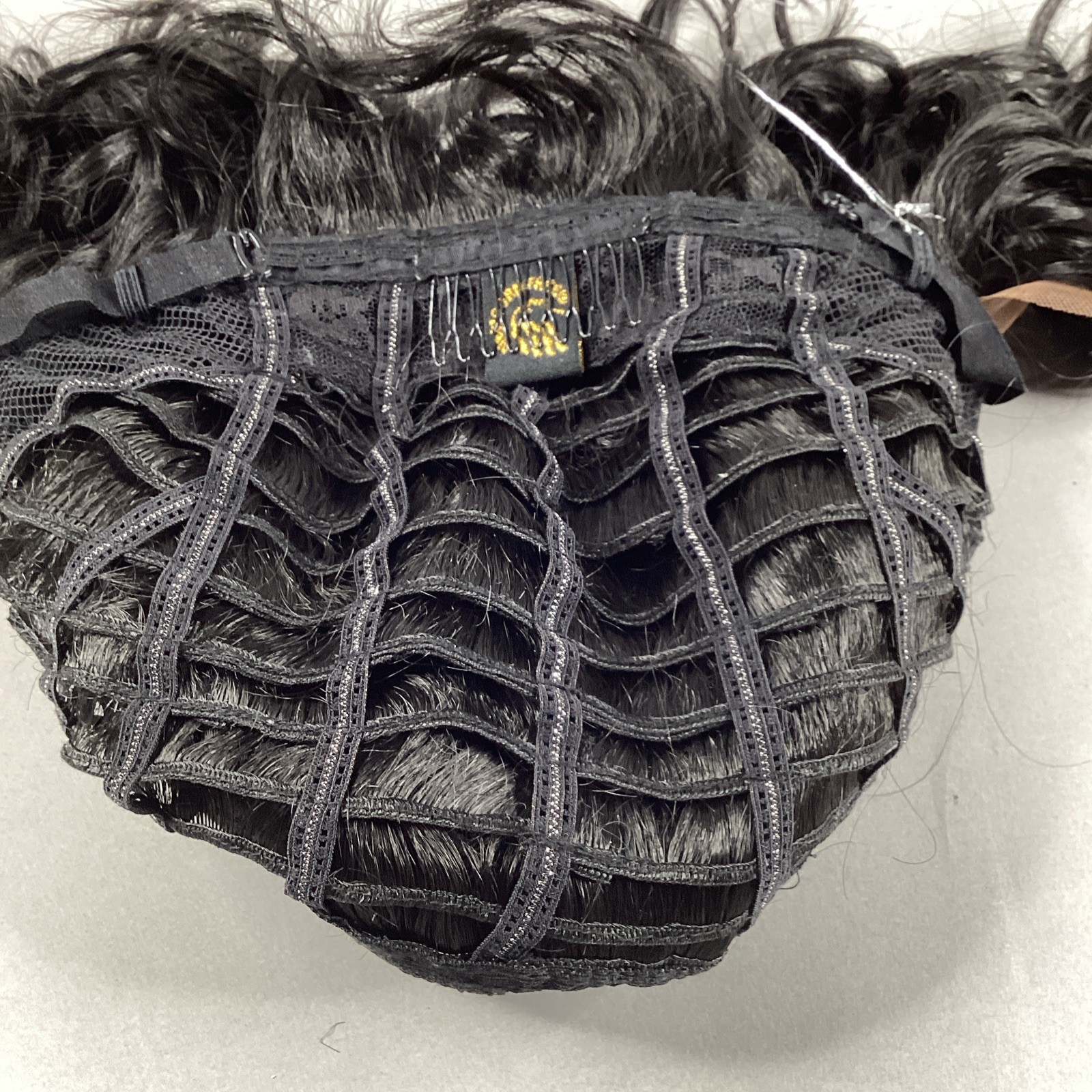 MLI305 Magic Lace Short Wavy #1B Off Black Lace Front Synthetic Wig