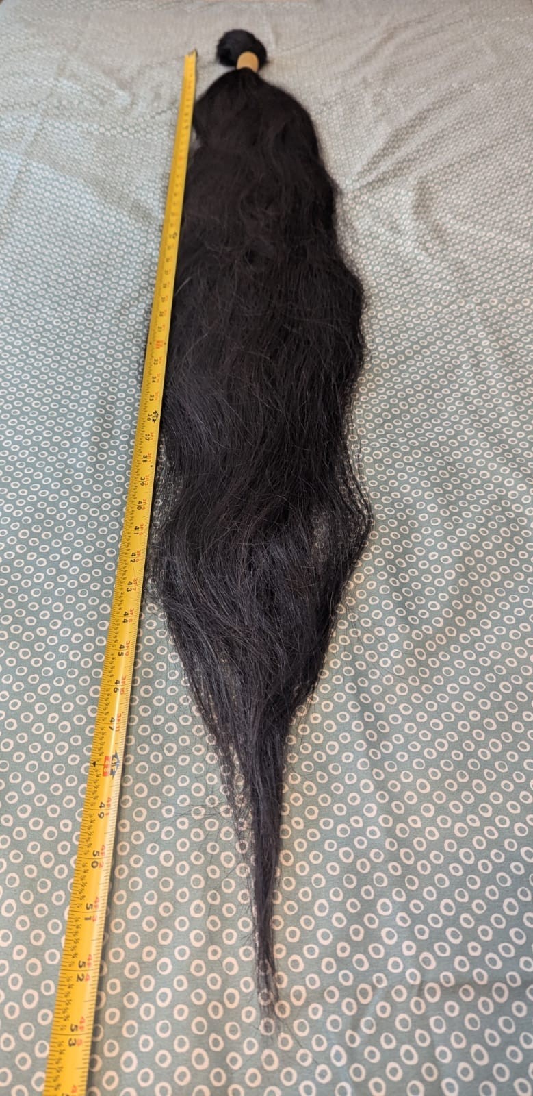 Black Human Hair Ponytail Straight 53 inches 192.2g