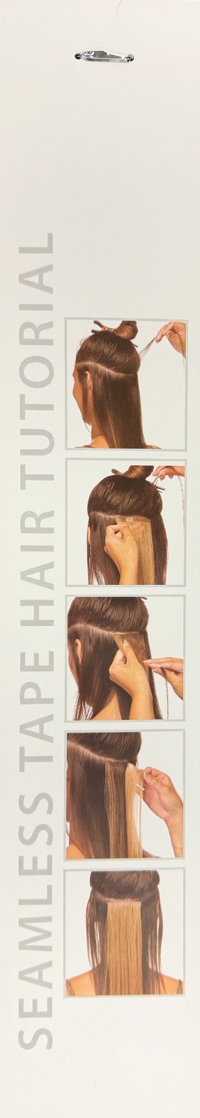 Sepia Sunset Ultra Premium Remy 100% Human Hair 14″ Tape-In Extension 12pcs #613