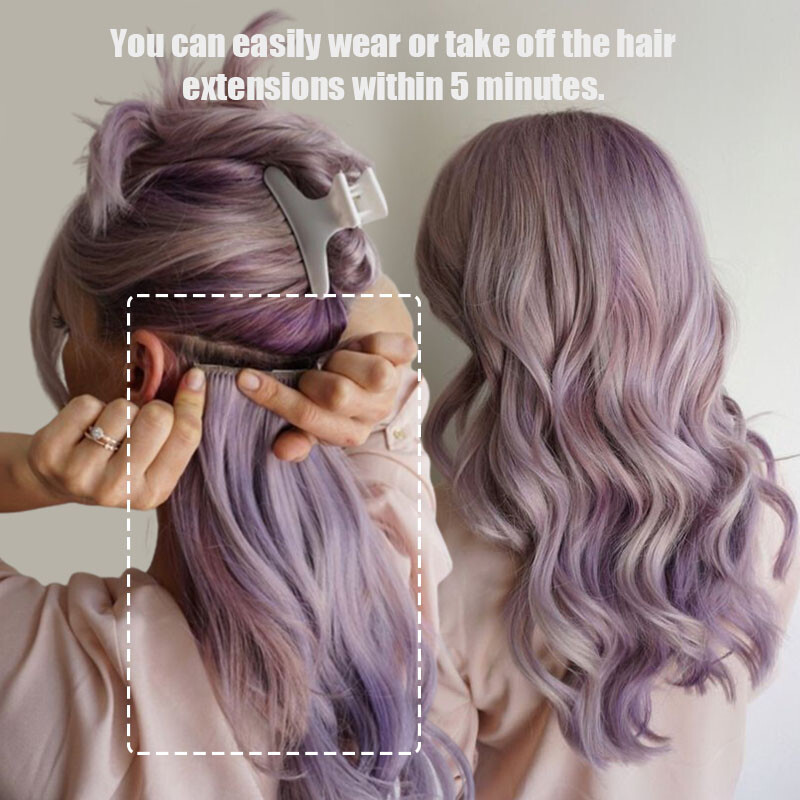 CLEARANCE Clip In 100% Real Human Remy Hair Extensions Full Head Highlight LONG