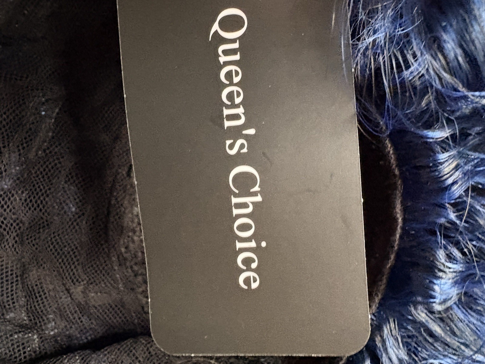 Lot Of 3 Wigs Queen’s Choice Curly And Straight, Blue, Purple, Blonde New