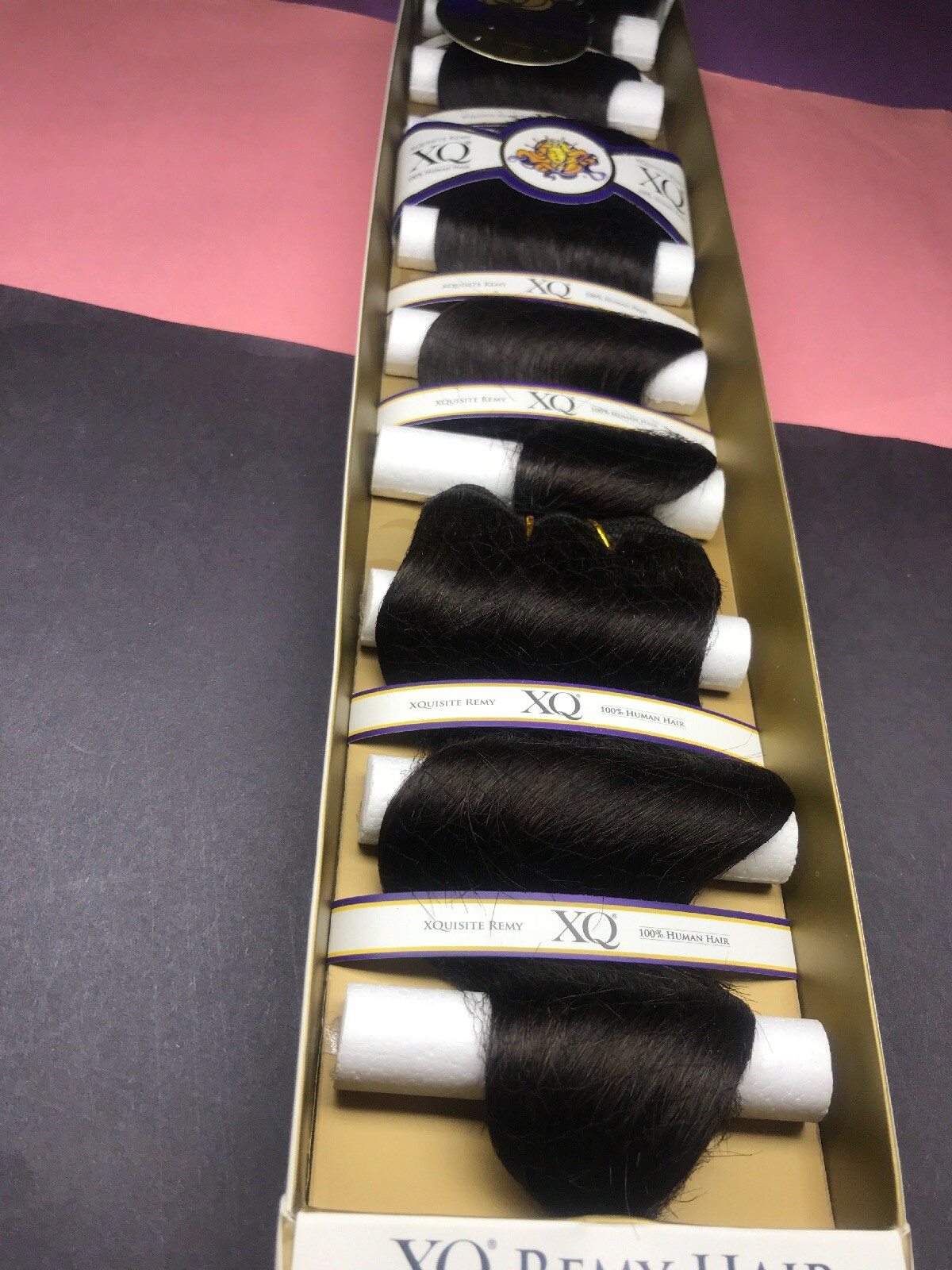 XQUISITE REMY SHORT_CUT_3PCS_8 inch_SOFT_DEEP_#2_100% HUMAN HAIR WEAVE