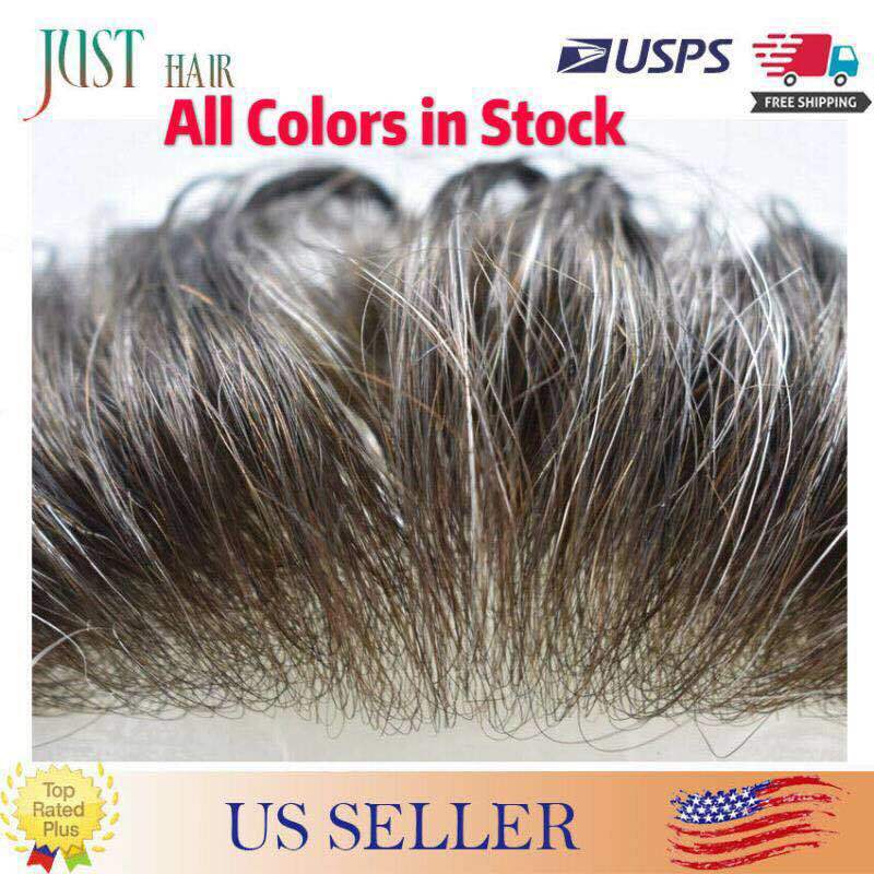 Men Toupee Human Hair Replacement Systems for Men Ultra Thin Skin Mens Hairpiece