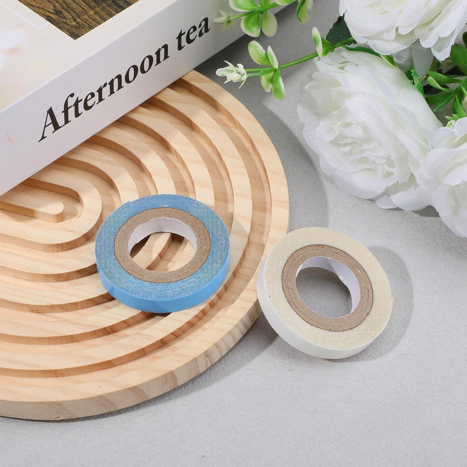 Double-Sided Hair Extension Tape – 2 Rolls, 3 Yards Each, Waterproof & Strong