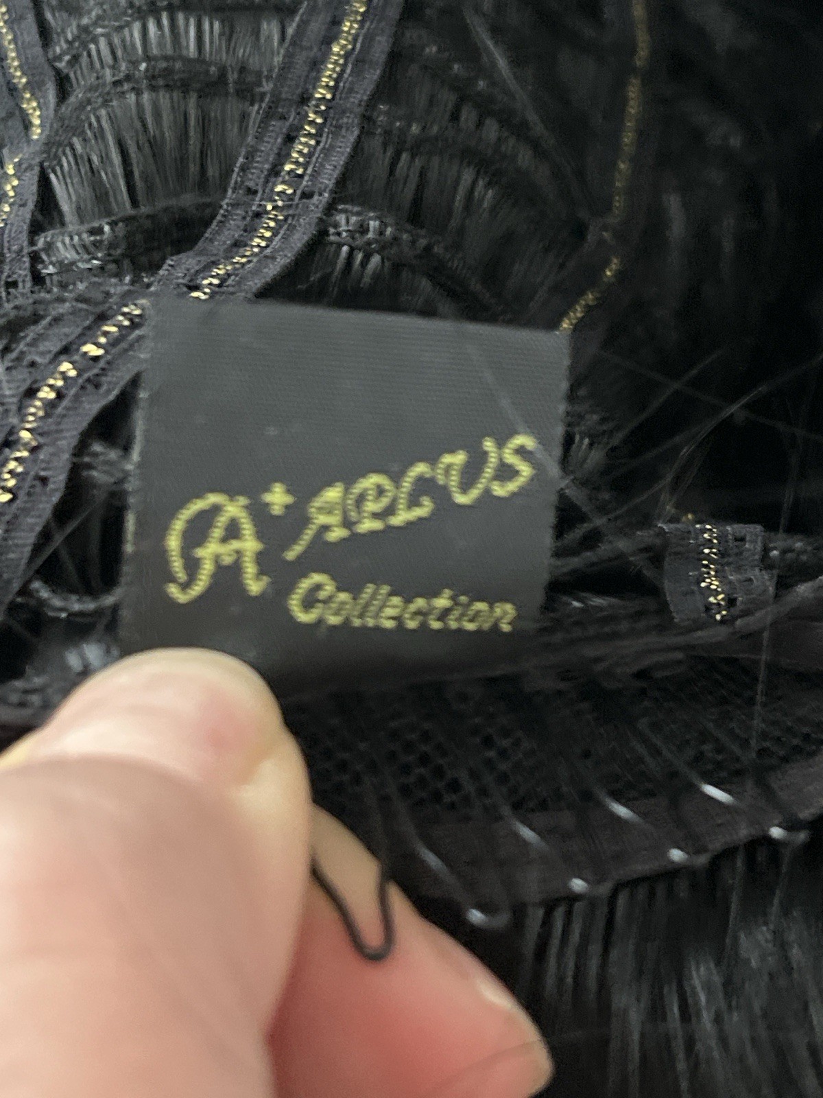 24” Long Black Lace Front Wig Japanese Synthetic Fiber Uncut Lace New A+ Aerus