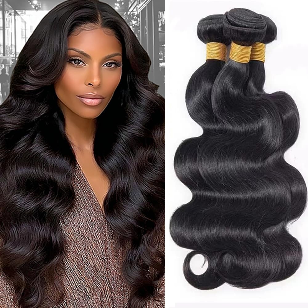 Incapcorp Billtiiww Human Hair Body Wave Bundles Natural Color 18 20 22 Inch