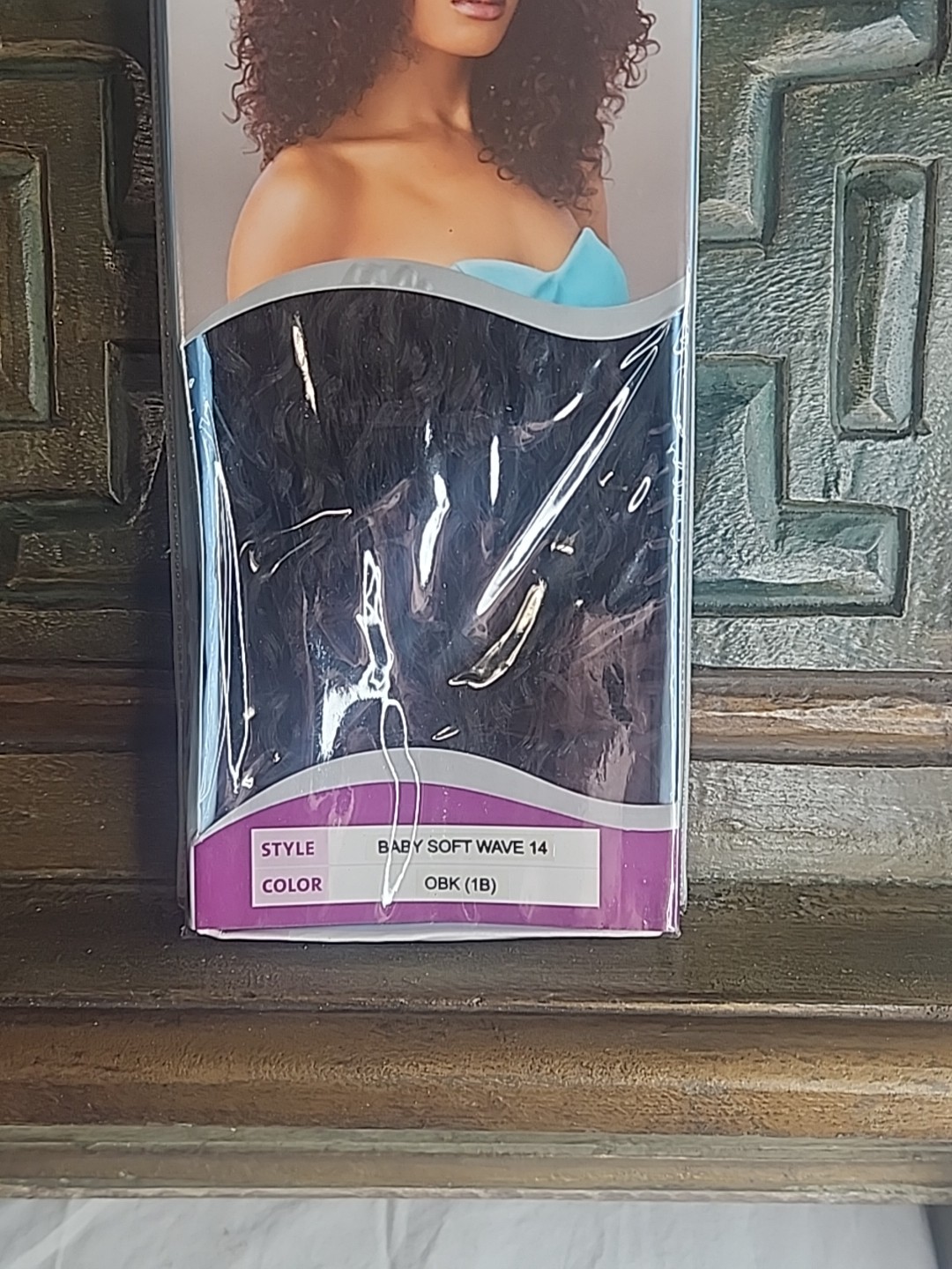 PREMIUM NATURAL INDIAN 100% HUMAN HAIR, OUTRE – Baby Soft Wave 14″. OBK (1b). O2