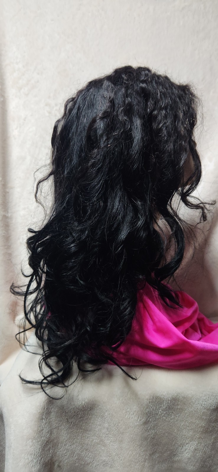 Brazilian 18″ Straight Pre Cut Lace 100%Human Hair 4X4 Closure Wig Cap Size 25