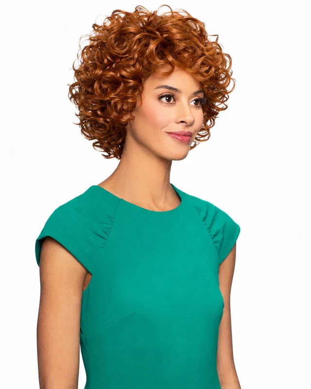 Foxy Silver ALICIA Wig, Curly Short, Soft defined ringlets, Volume