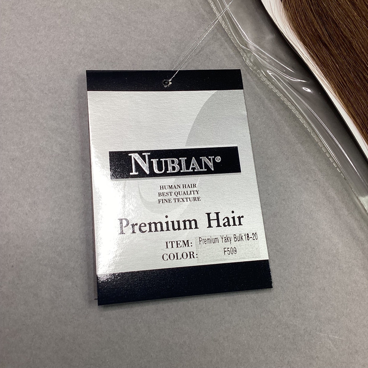 NUBIAN Premium Yaky Bulk Human Hair Extensions F509 18-20″ Braiding Weaving