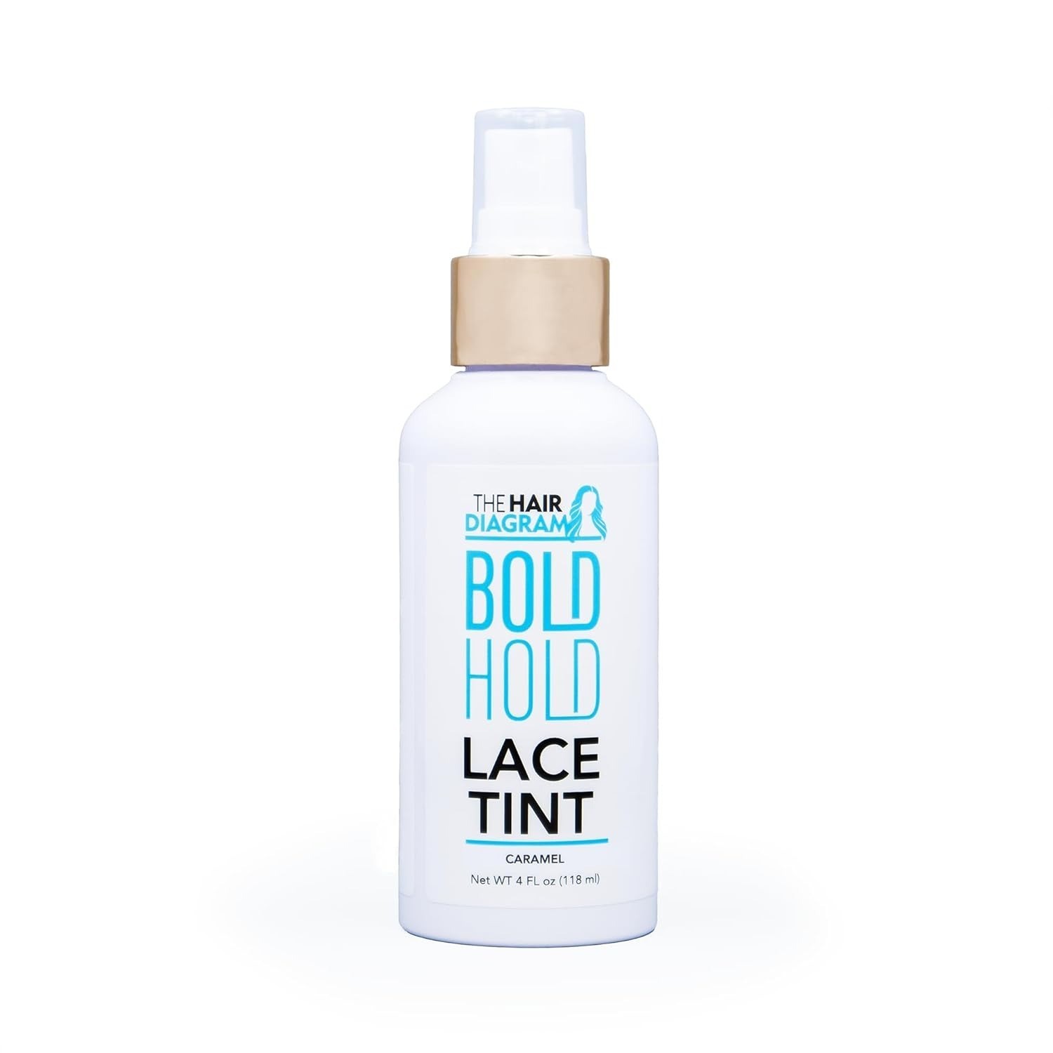 Bold Hold Lace Tint Spray 5.5oz Water-Based Wig Dye Safe for All Lace Front Wigs