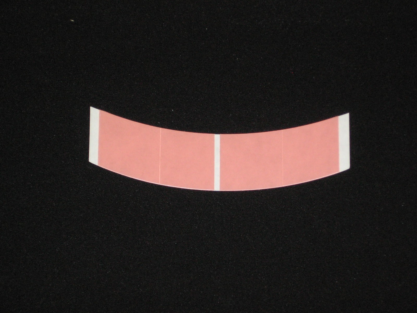 Walker Mini Strips Sensi-Tak Red Liner Clear Tape 144 Pieces 72 Strips/Bag~Wigs.
