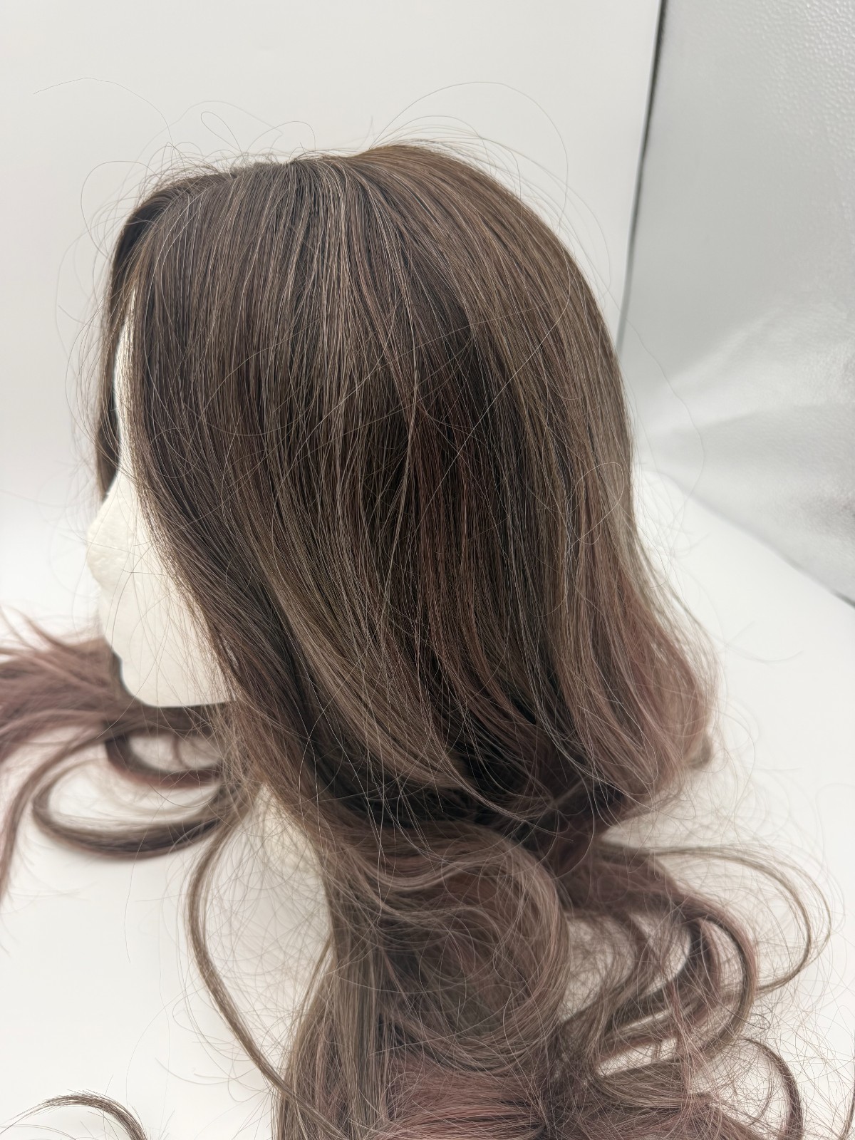 Long Wavy Brown Synthetic Wig