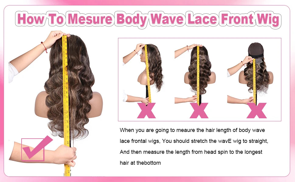 1B/27 Body Wave Wig Human Hair 13×4 HD Lace Frontal Wig Highlight Brazilian Hair