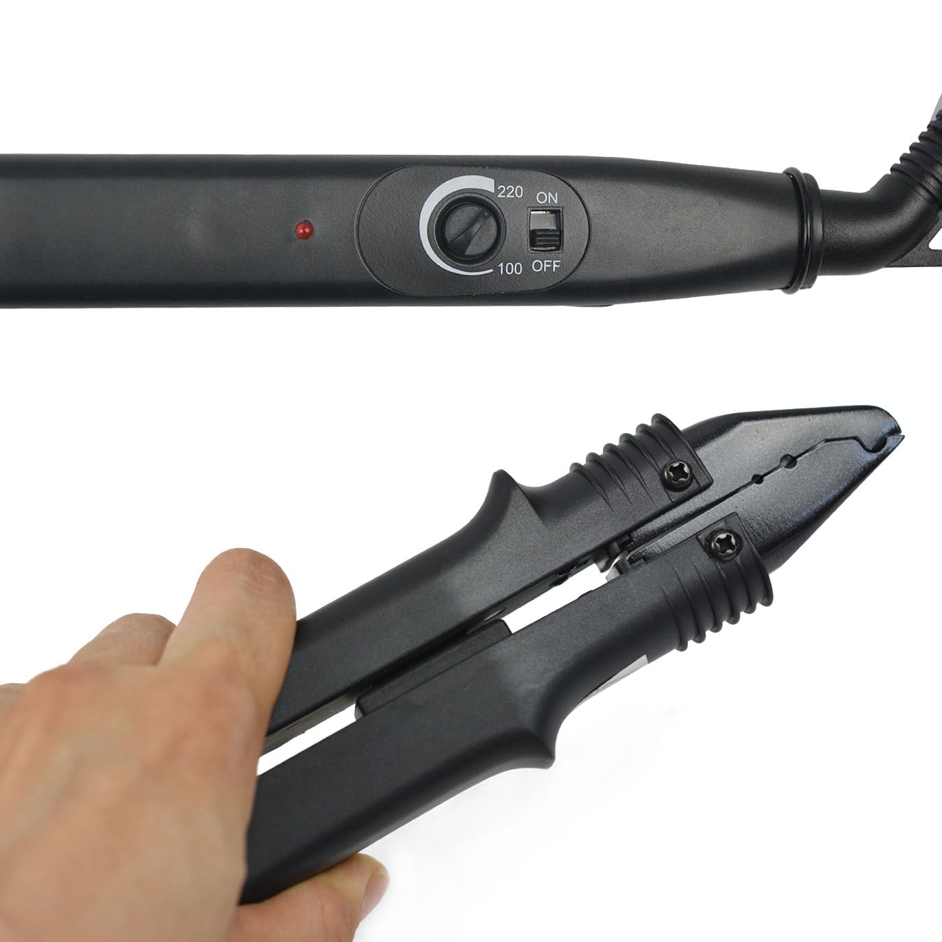 Hair Extensions Tool Kits with Fusion Heat Iron Connector Wand US Plug 50 Pcs…