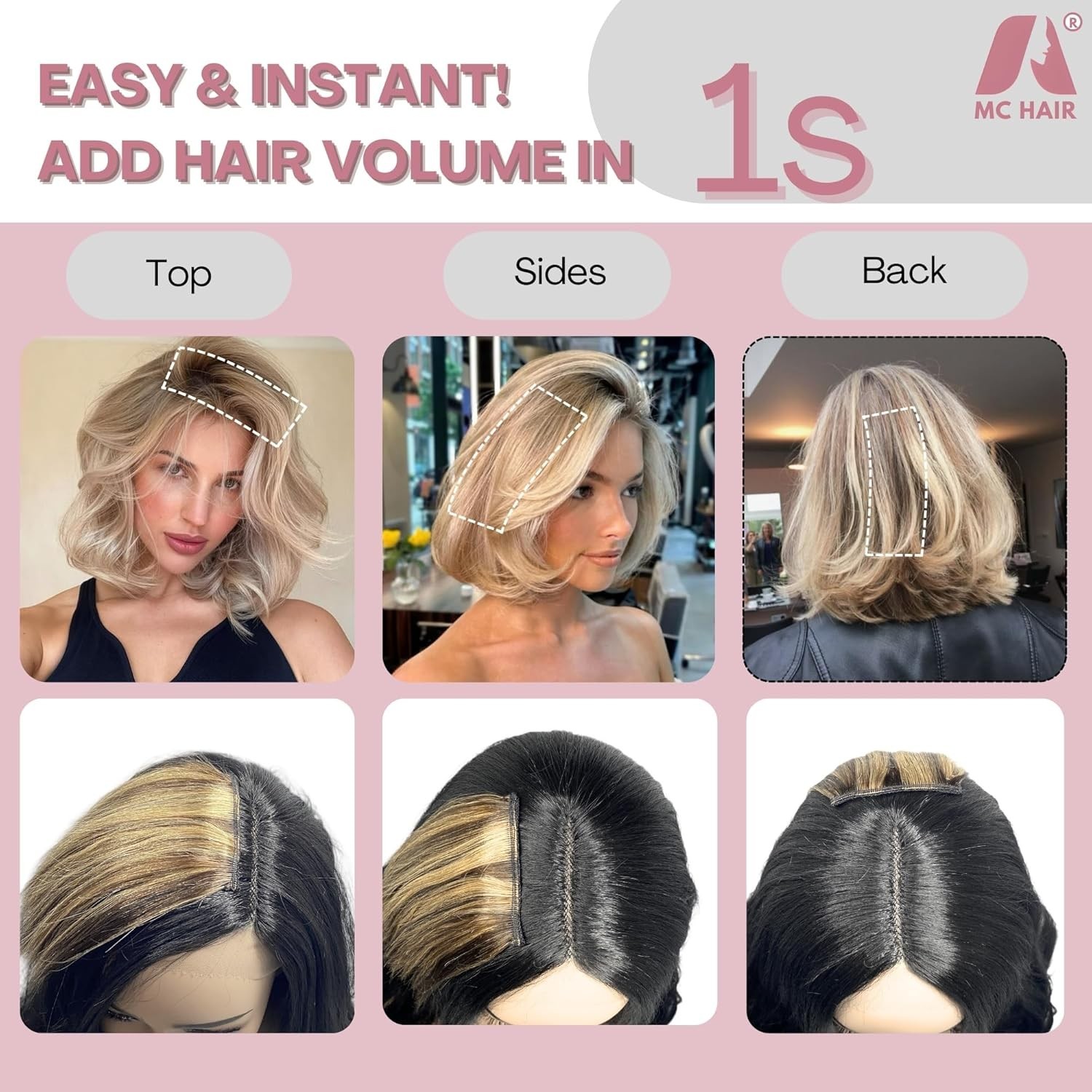 Human Hair Extensions Short Clip In Hair Pieces for Women Volume 6 Inch Dark …