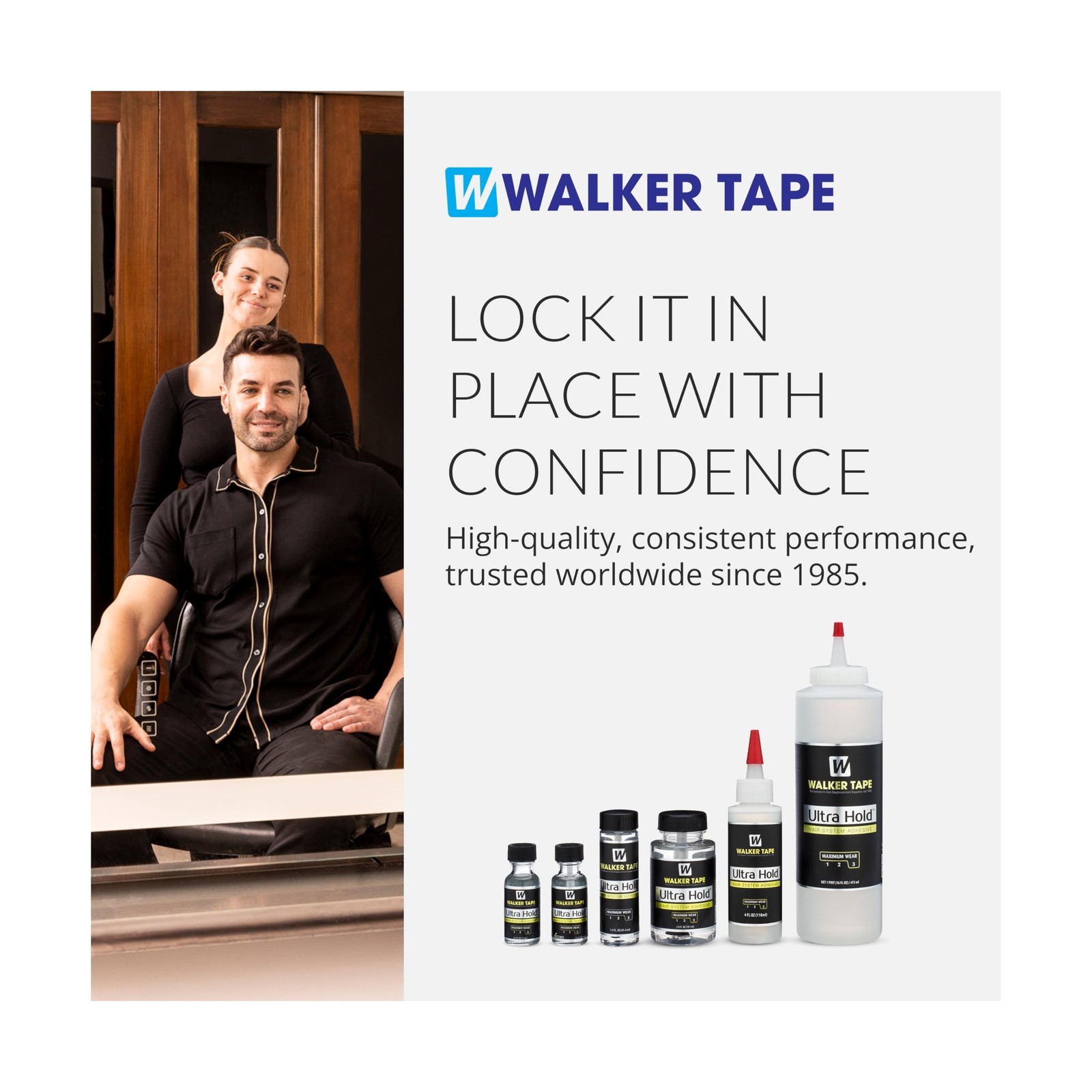 Walker Tape Ultra Hold Adhesive 4 Fl Oz Squeeze Bottle, Waterproof Clear-Dryi…