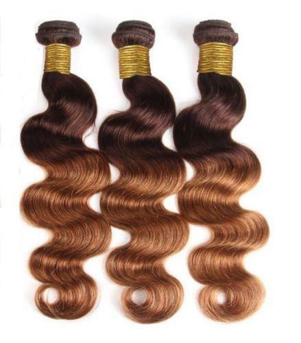 Ombre 4/30 Body Wave 100% Human Hair 1 bundle and 3 Bundles deal