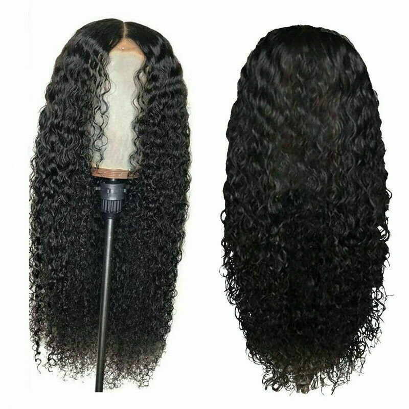 USA Hair Curly Front Wig Women Brazilian Long Curly Wavy Hair Wigs Women Costume