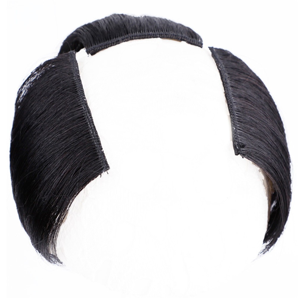Mini Frontal Bangs Hair Mono Clip in Topper Hairpiece Loss Hair Extension