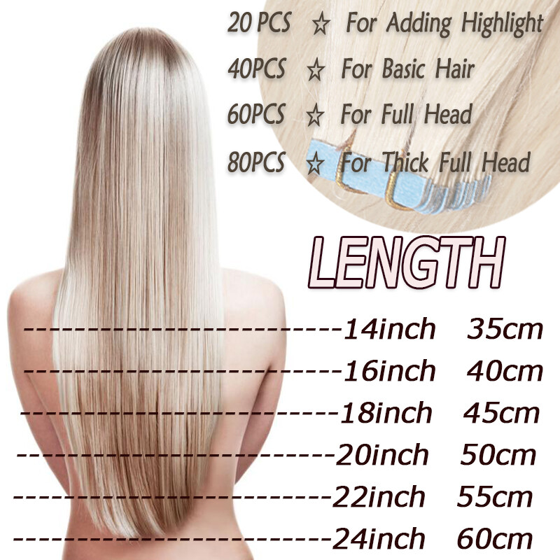 CLEARANCE Curly Wavy Tape in Real Remy Human Hair Extensions Skin Weft 10-40PCS
