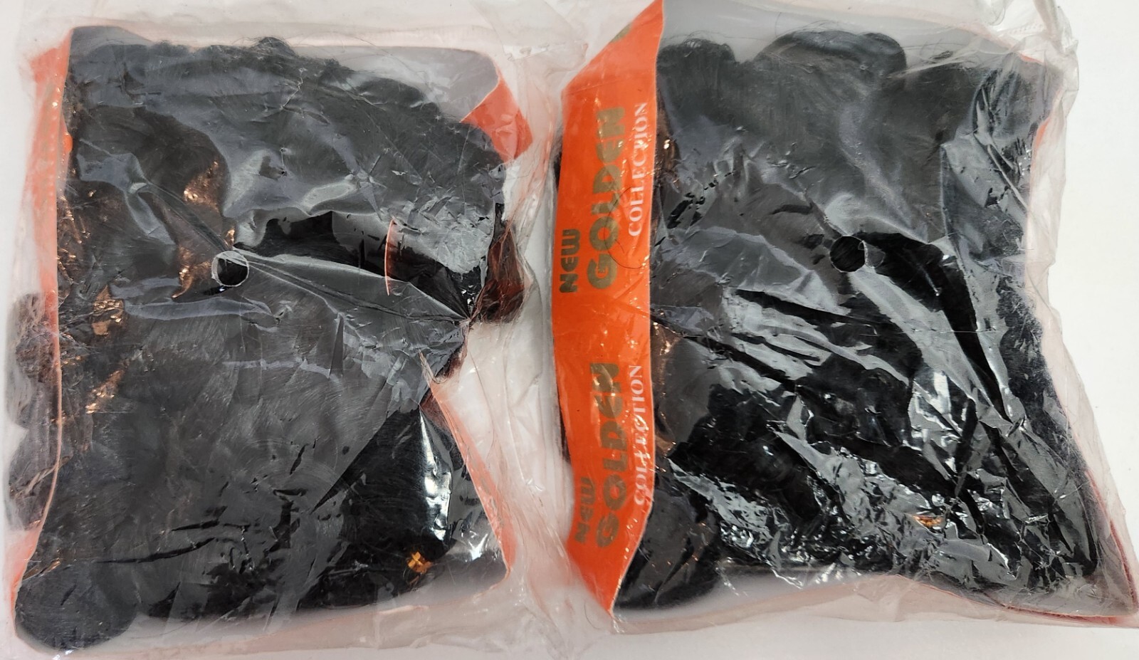 2 Pack Curly Piece Hair- New Golden Collection 100% Kanekalon Color 1,
