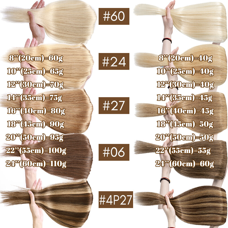 CLEARANCE Clip in Hair Extensions 100% Remy Human Hair Full Head One Piece Thick