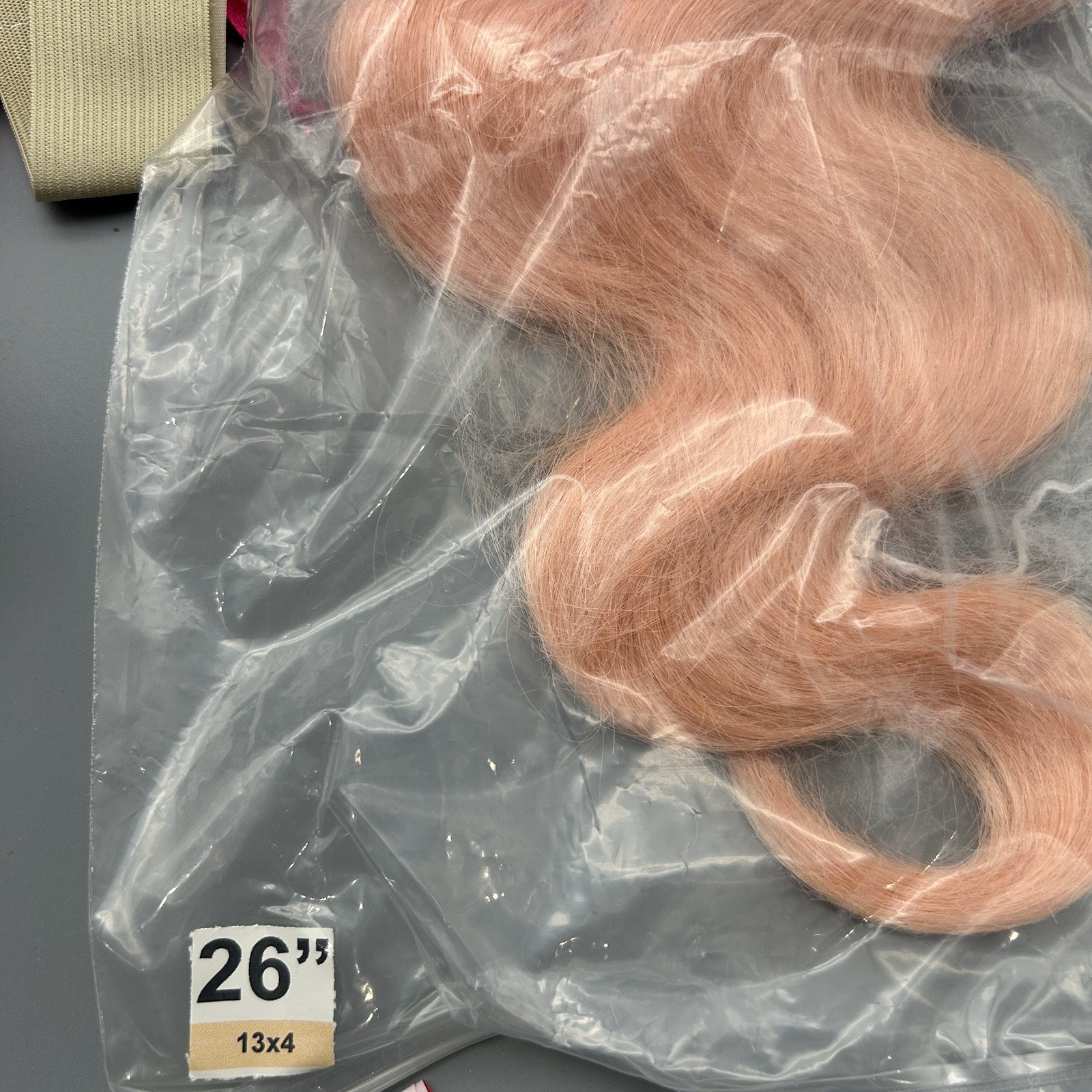Pink Blond Lace Front Wig Human Hair 26 Inch 13×4 HD Lace Rose Gold Human Hair