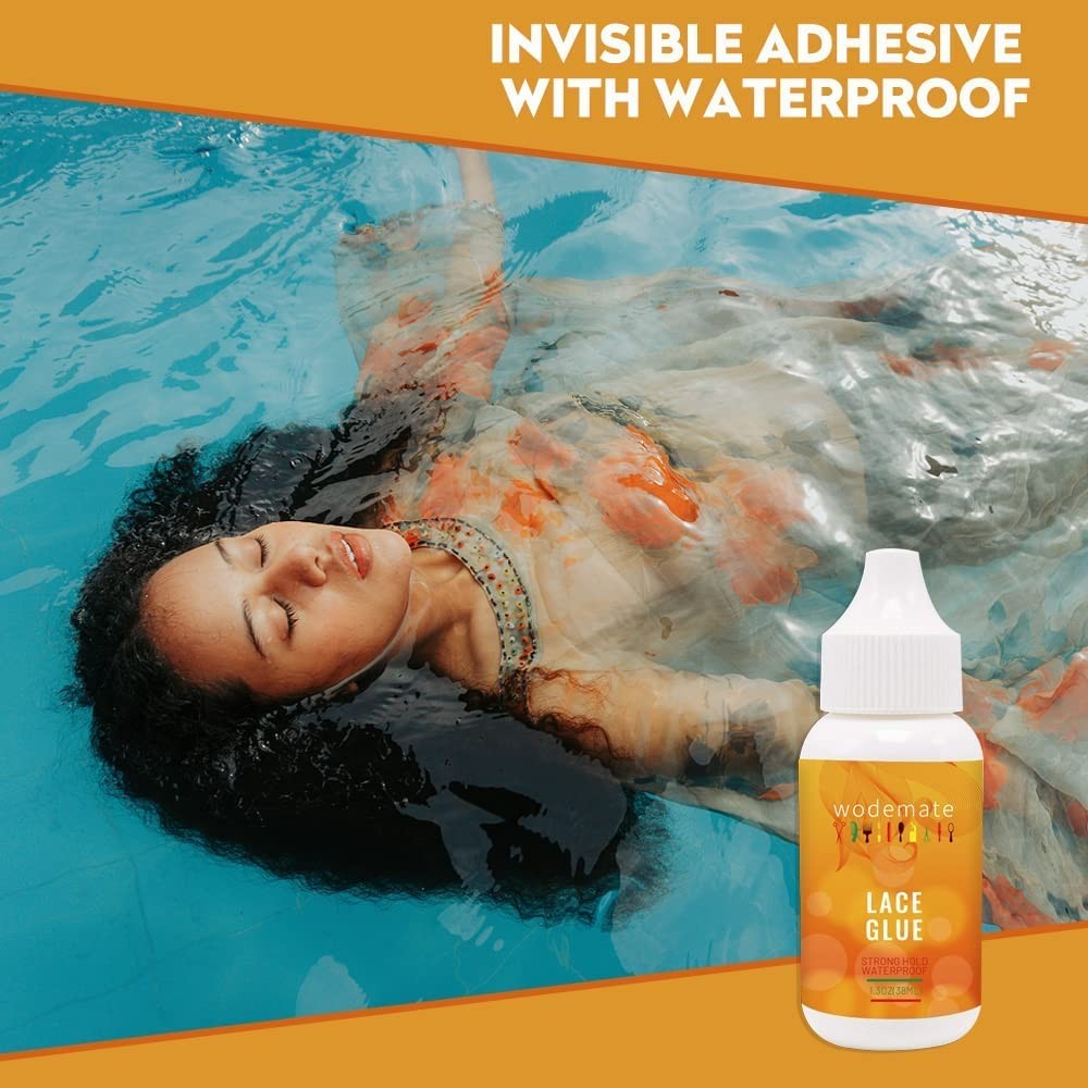 Lace Glue for Wigs,Adhesive Waterproof Super Hold Hair Bonding Glue,Invisible…