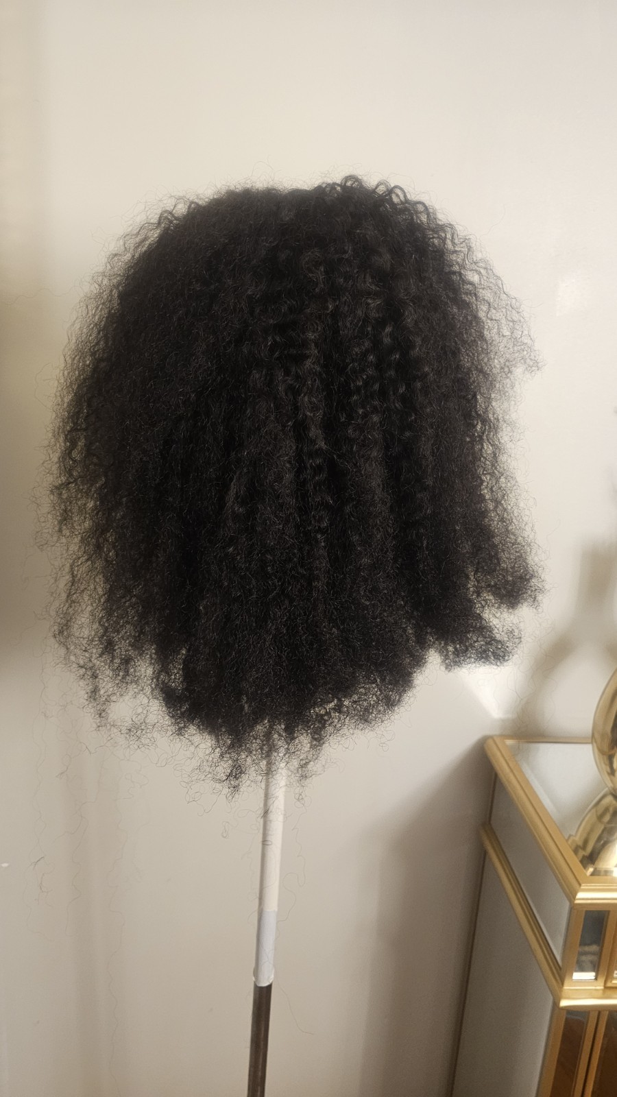 new High-Quality regular 20″ Black body wave 100% Virgin Human Hair Lace Wig