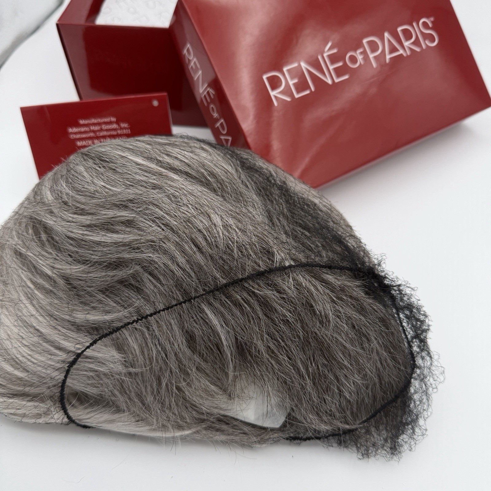 Rene of Paris Zoe Wig Short Pixie Silver Stone* Synthetic Classic Cap Versatile