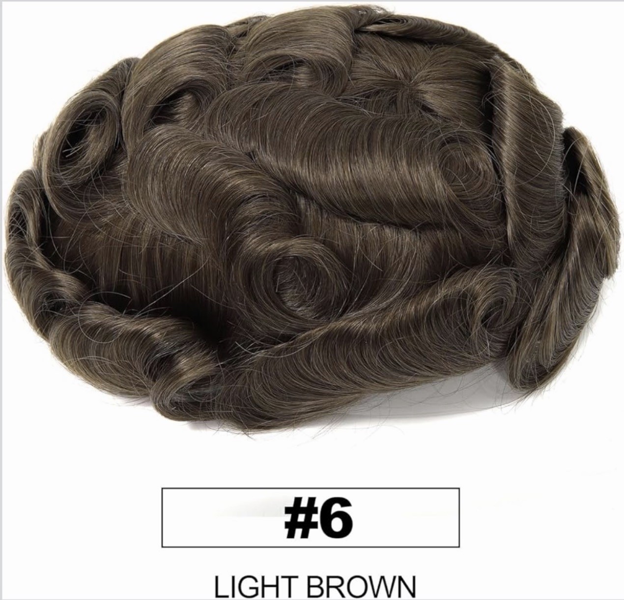 Swiss Lace Front with Thin Skin Back & Side Toupee Hair for Men