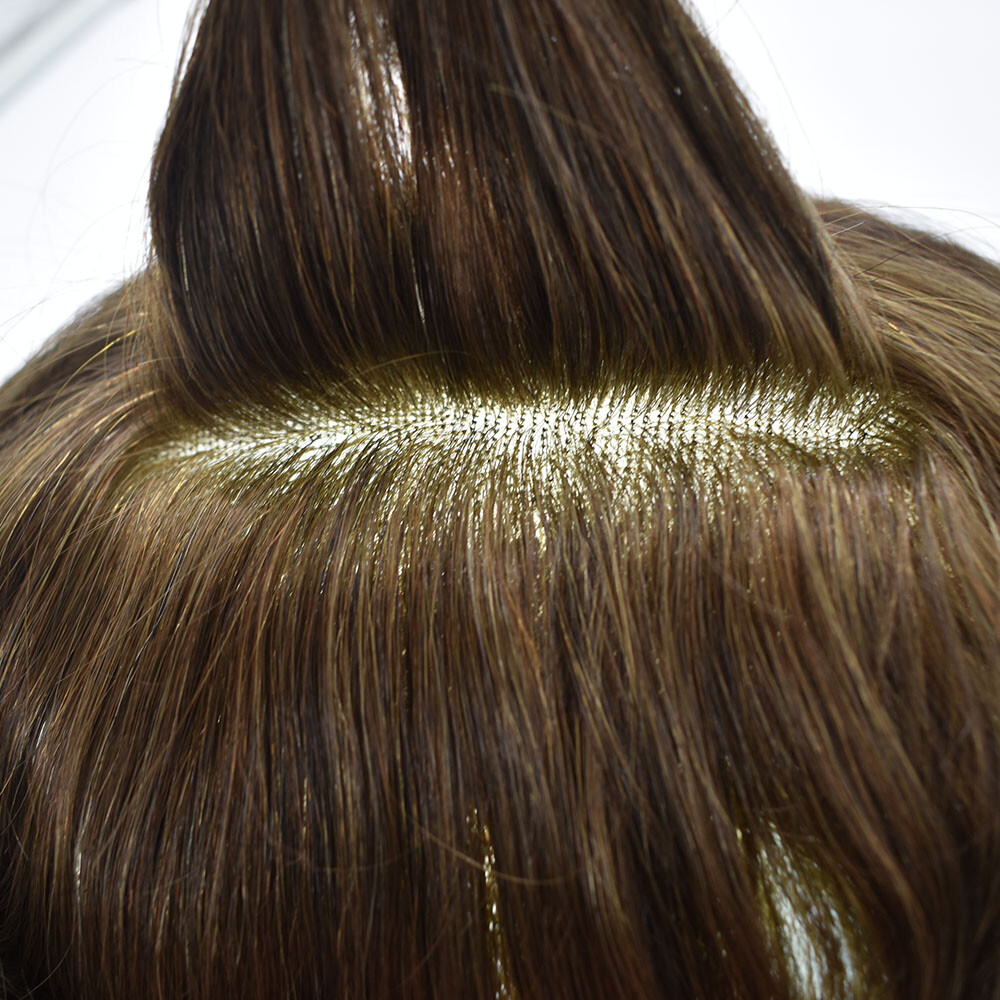 Mens Hair Replacemement System Mens Toupee Human Hairpiece Wig Hair System Men