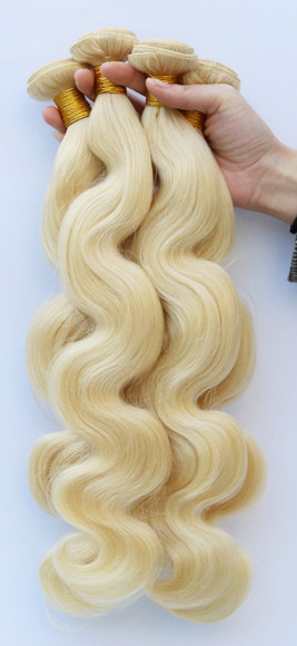 Sew in Blonde Bundle 100% Unprocessed Brazilian Human Hair Weft Weave Extensions