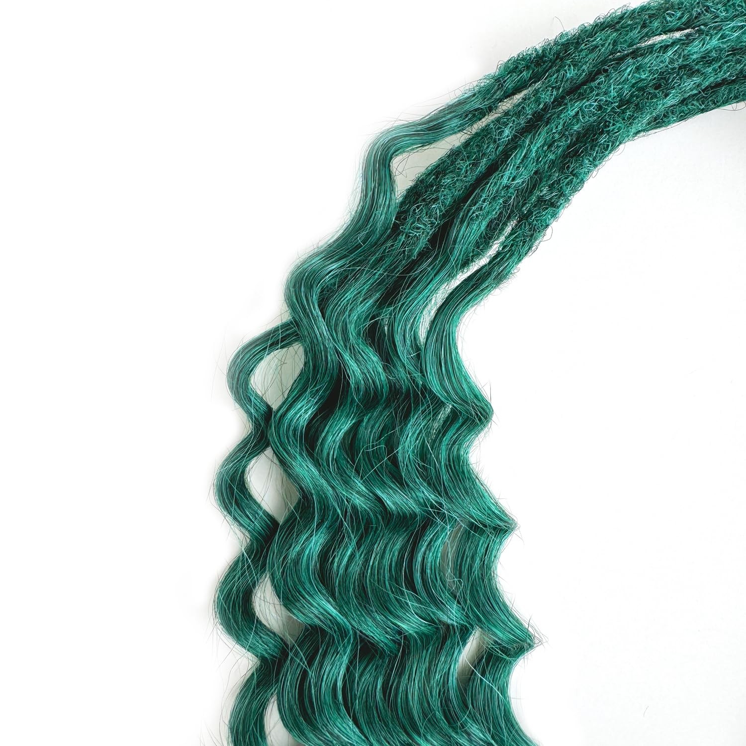 Hiwondery Curly Dreads Braid Boho Style Dreads Synthetic Double Ended Dreadlock