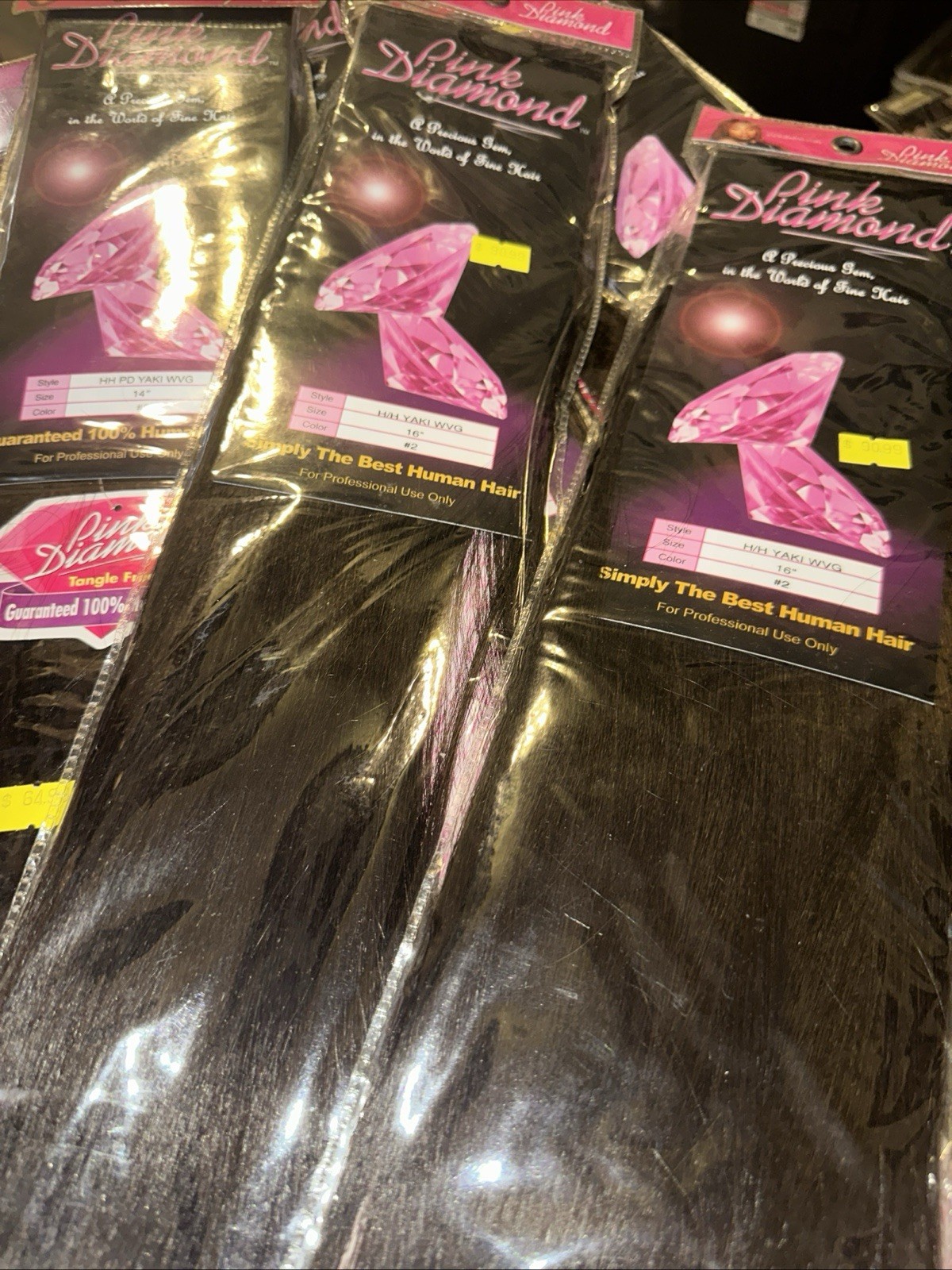 Pink Diamond Weaving Hair Dark Brown #2