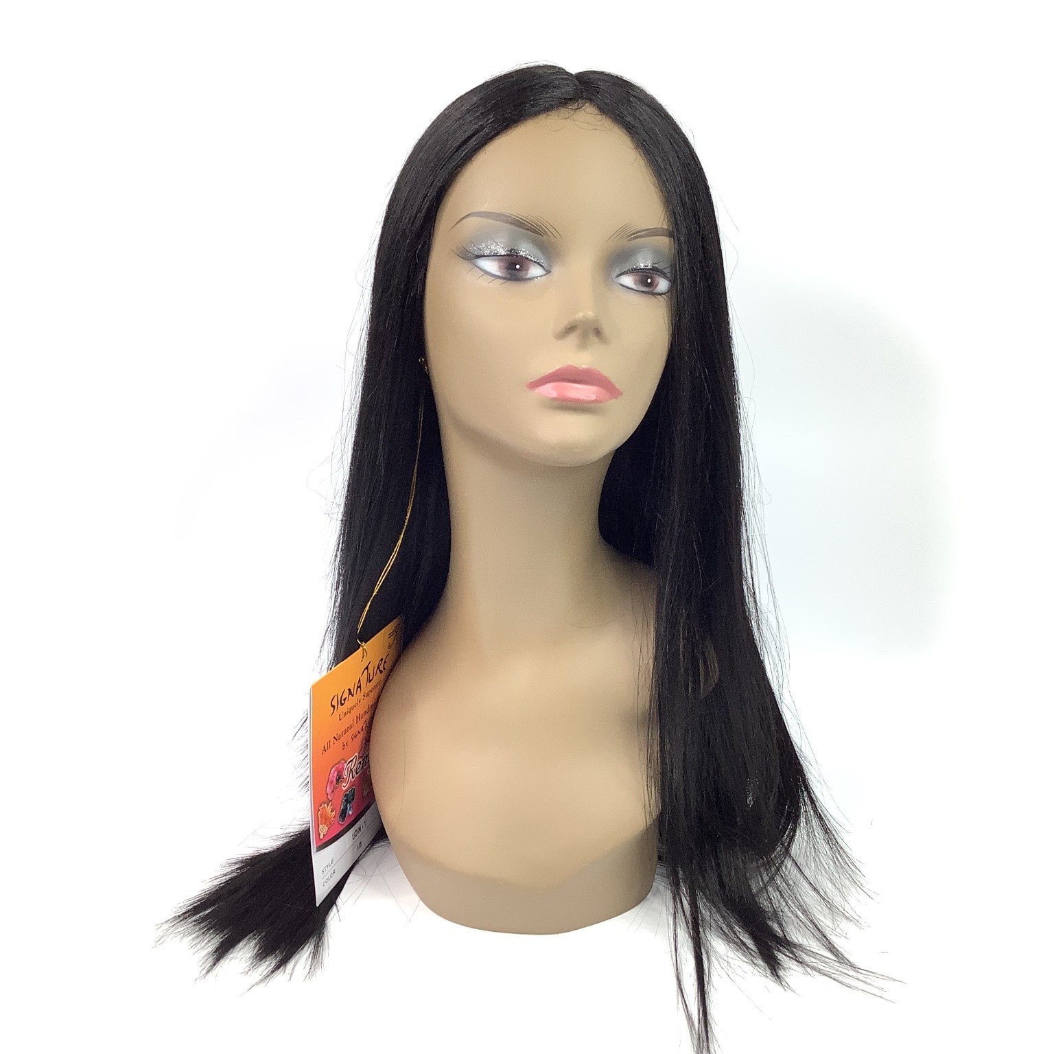 SIGNATURE UDIN-1 Wig Synthetic Straight 1B Color All Natural Handmade