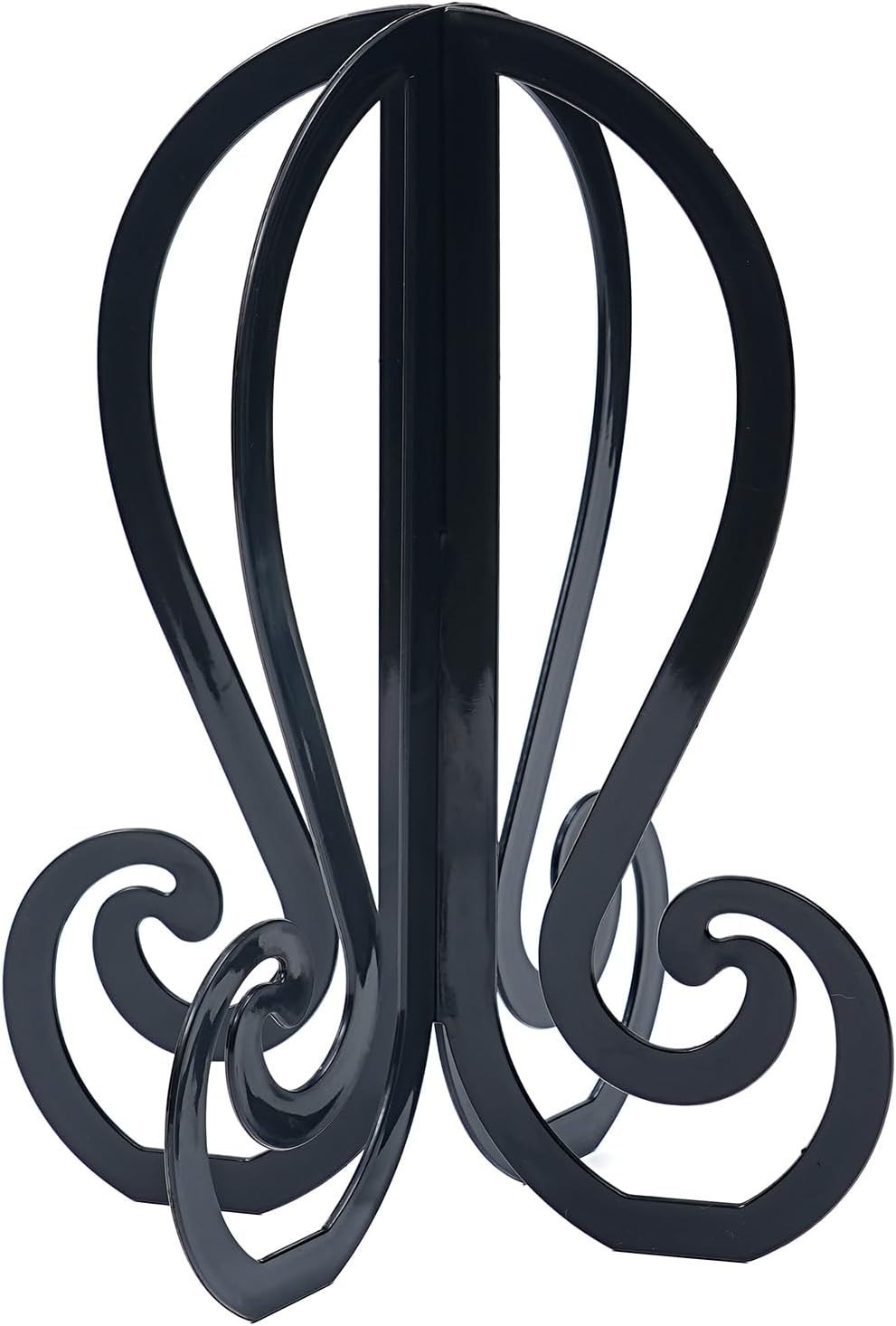 Plastic 3PCS Wig Stand,Black Wig Head Stand,Easy to Assemble Wig Stand Holder…