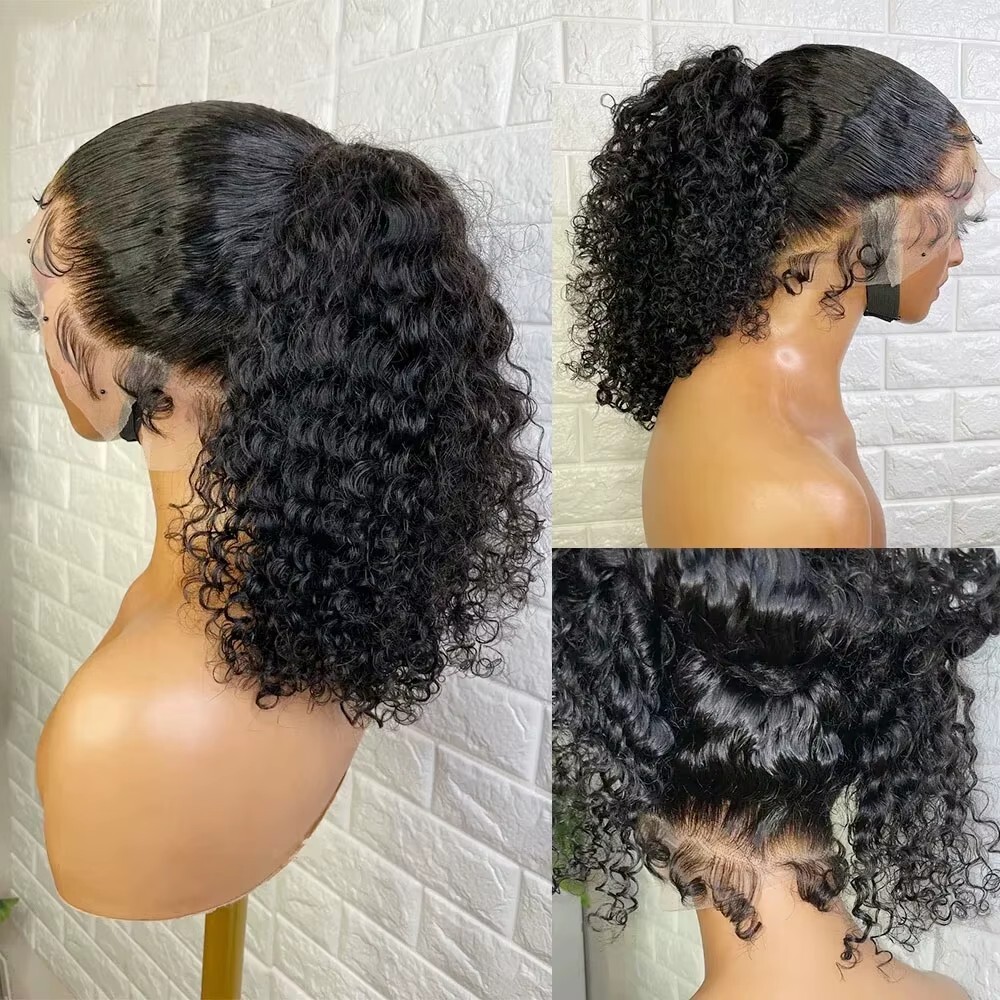 13×6 13×4 Lace Frontal Wig 360 Full Lace Wig Kinky Curly 30 Inch Lace Front Wigs